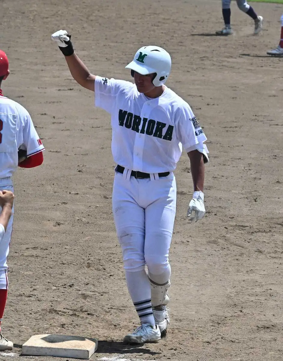 【画像・写真】盛岡三　エースの藤枝歳三2安打1打点　名前は新選組副長・土方歳三が由来