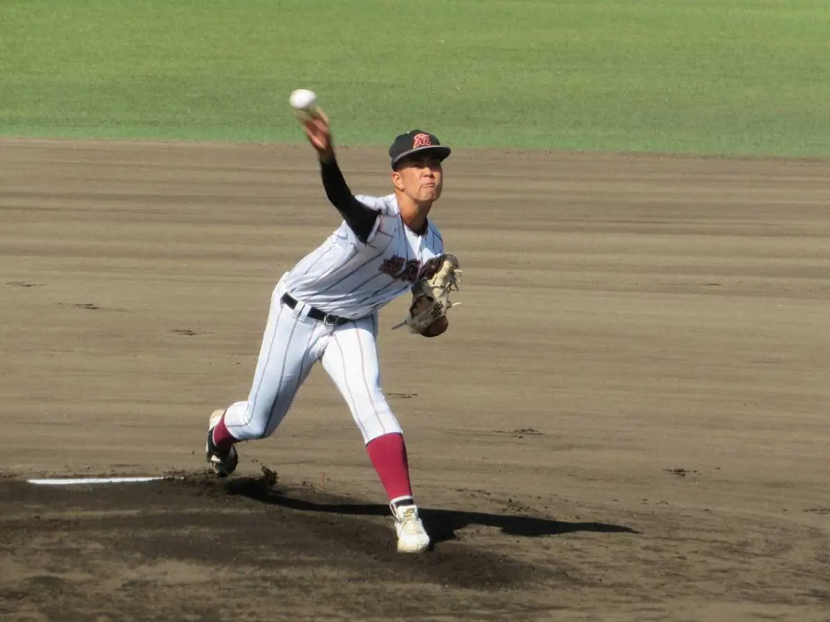 【画像・写真】【高校野球】奈良のシード校・橿原学院が完封負け　145キロ右腕の夏終わる