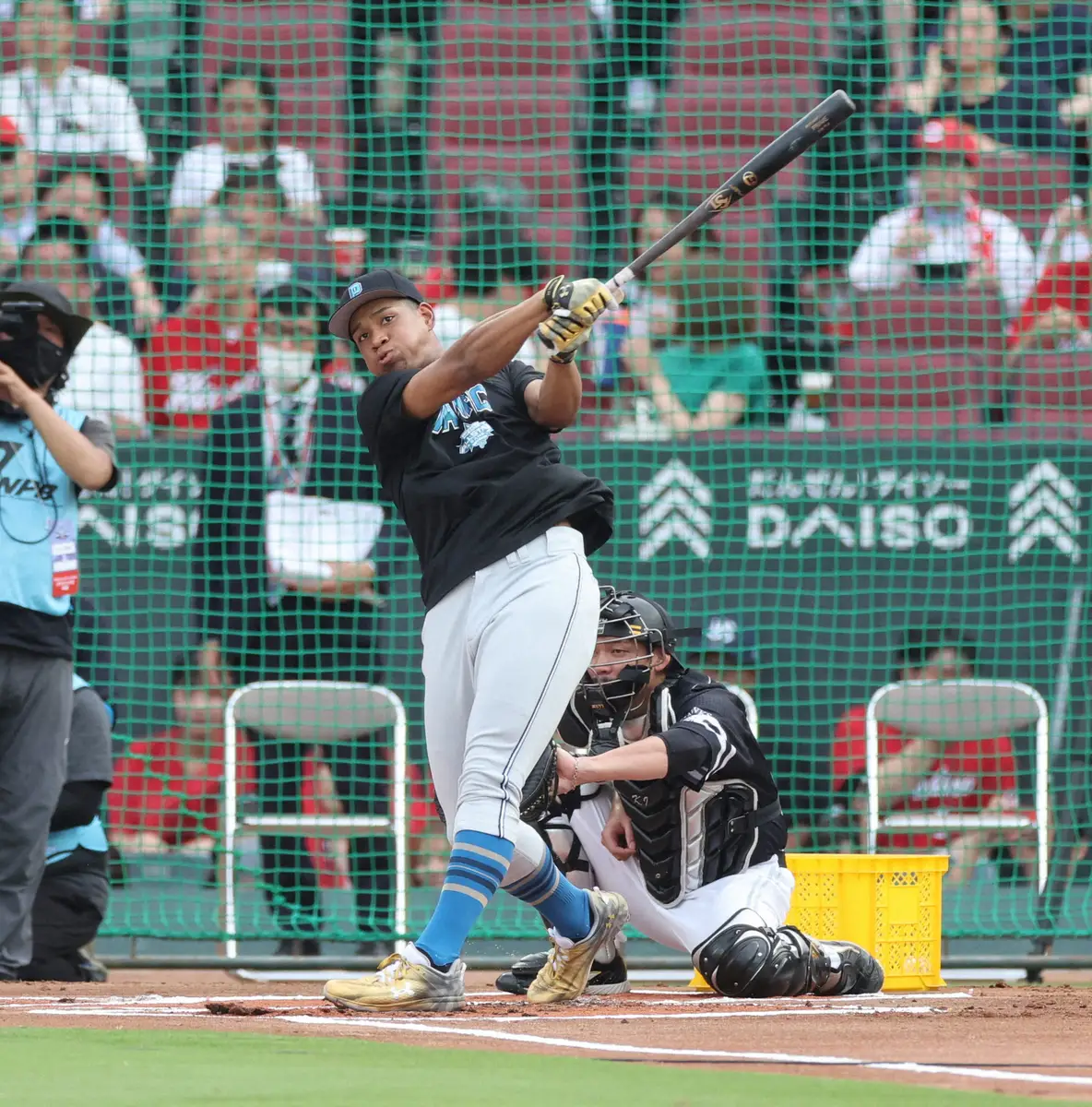 【画像・写真】日本ハム・万波　本塁打競争で必勝宣言「一番遠くに飛ばしたい」