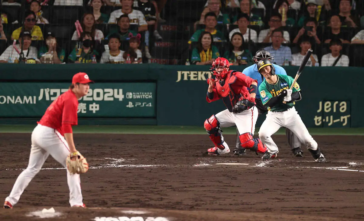 【画像・写真】阪神が「神風」生かせずラッキー7の無死満塁で逸機　野口の凡飛が押し戻され安打も…