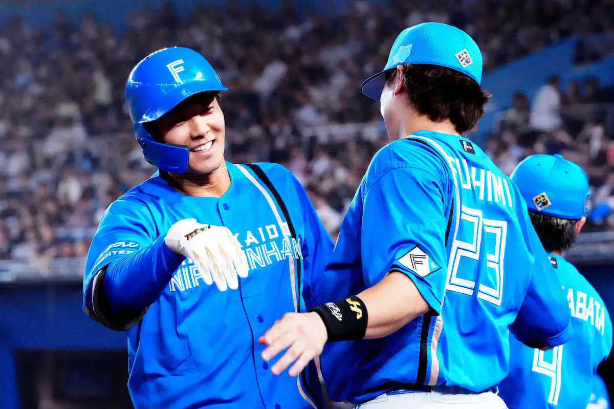 【画像・写真】新庄日本ハムが3連勝で2位に3ゲーム差！ノーノー危機から石井、郡司が劇的ソロ連発