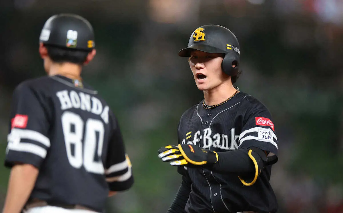 【画像・写真】ソフトバンク・正木　難敵・武内撃ち!　2戦連続猛打賞で3連勝導いた「やるべきことをやるだけ」