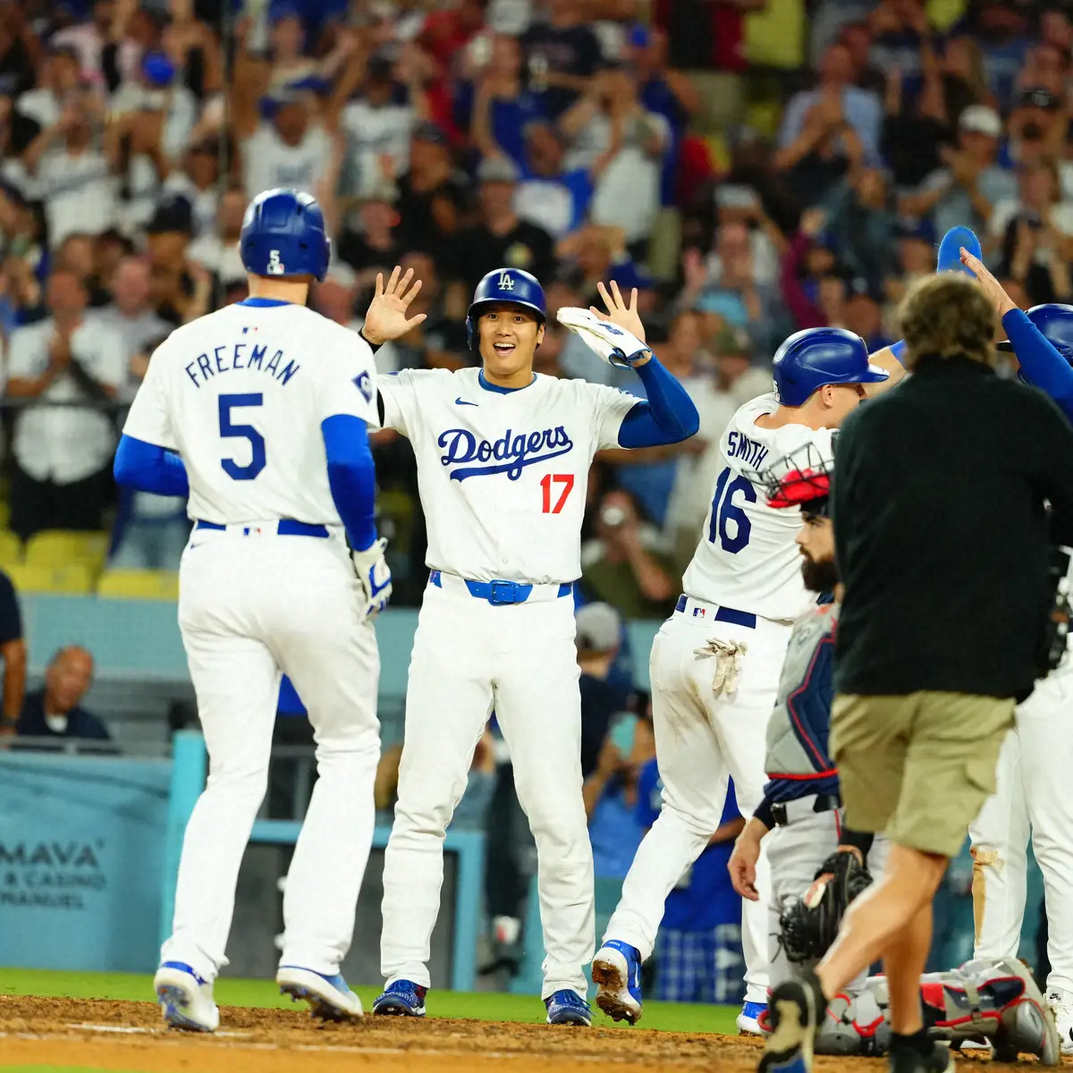 【画像・写真】大谷翔平　球宴明け初戦第4打席でついに安打　フリーマンの満塁弾呼び込む左翼線二塁打放ち8回に勝ち越し