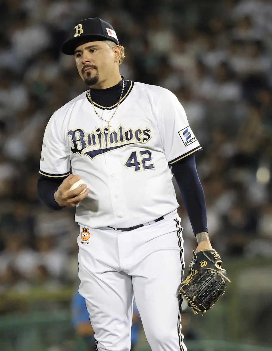 【画像・写真】オリックス・マチャド　球団記録の10試合連続セーブを逃す　9回に登板し失点…