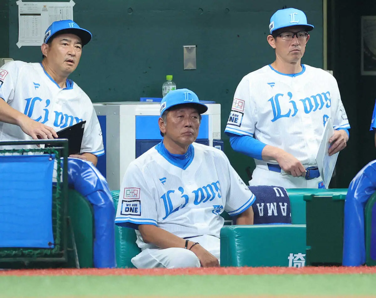 【画像・写真】西武・渡辺監督代行が前半戦を総括「このままでは終われない」87試合目で自力CS進出の可能性消滅も