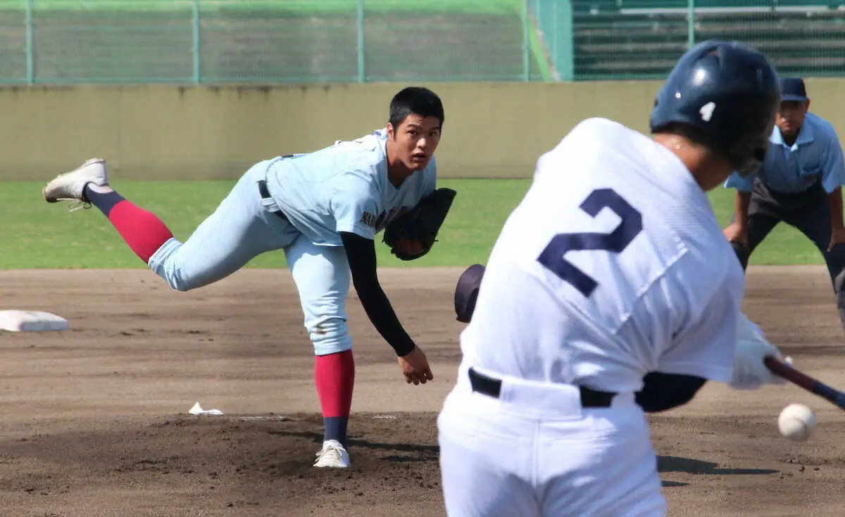 【画像・写真】【高校野球】「157キロ男」が本領！近大高専・吉留が1失点で8強「強い球を…」先発で151キロマーク
