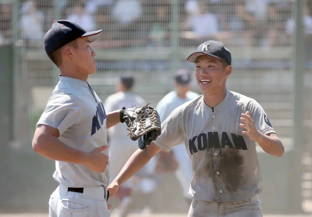 【画像・写真】【高校野球】広島・新井監督の応援も及ばず…次男・颯真所属の甲南が兵庫大会5回戦で敗退