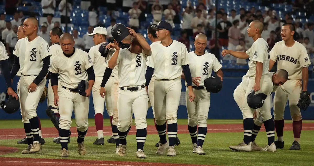 【画像・写真】早実が壮絶14―13勝利！最大9点リード追いつかれるも5時間超の死闘制してベスト4　西東京大会
