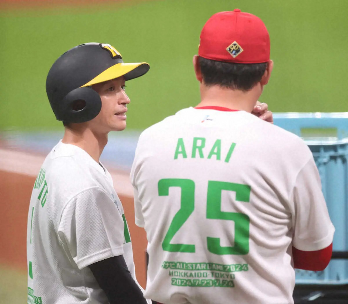 【画像・写真】阪神・岡田監督、ベイ牧の“電撃弟子入り”に「知らんがな」　阪神・近本は広島・新井監督と濃密野球談議