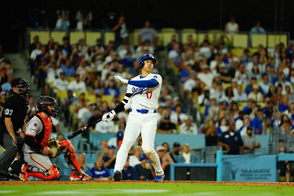 【画像・写真】ドジャース・大谷　特製帽子配布デーも快音なし　チームは4連勝