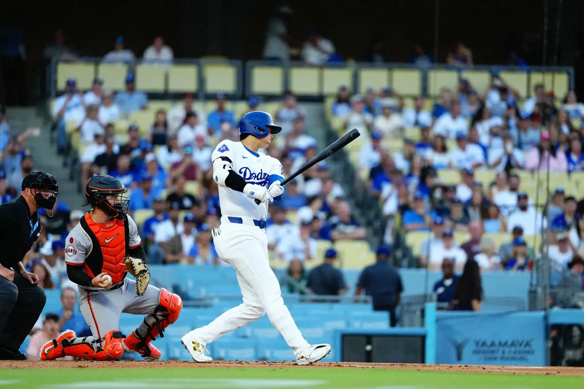 【画像・写真】大谷翔平　第1、2打席で連続三振　4年連続100三振「ウーマンズ・ナイト」で登場曲は真美子夫人選曲