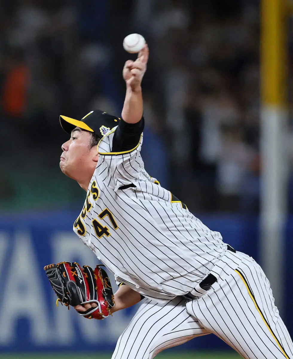 【画像・写真】【球宴】阪神・桐敷が1回1失点　岡にソロ浴びるも近藤を併殺斬り　「真っすぐ勝負ができた」