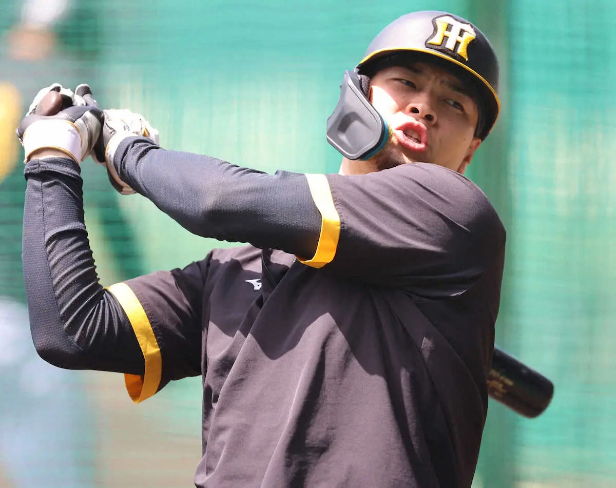 【画像・写真】阪神・岡田監督　後半戦初戦は佐藤輝4番で再出発「よかったらそのままでええわけやん」