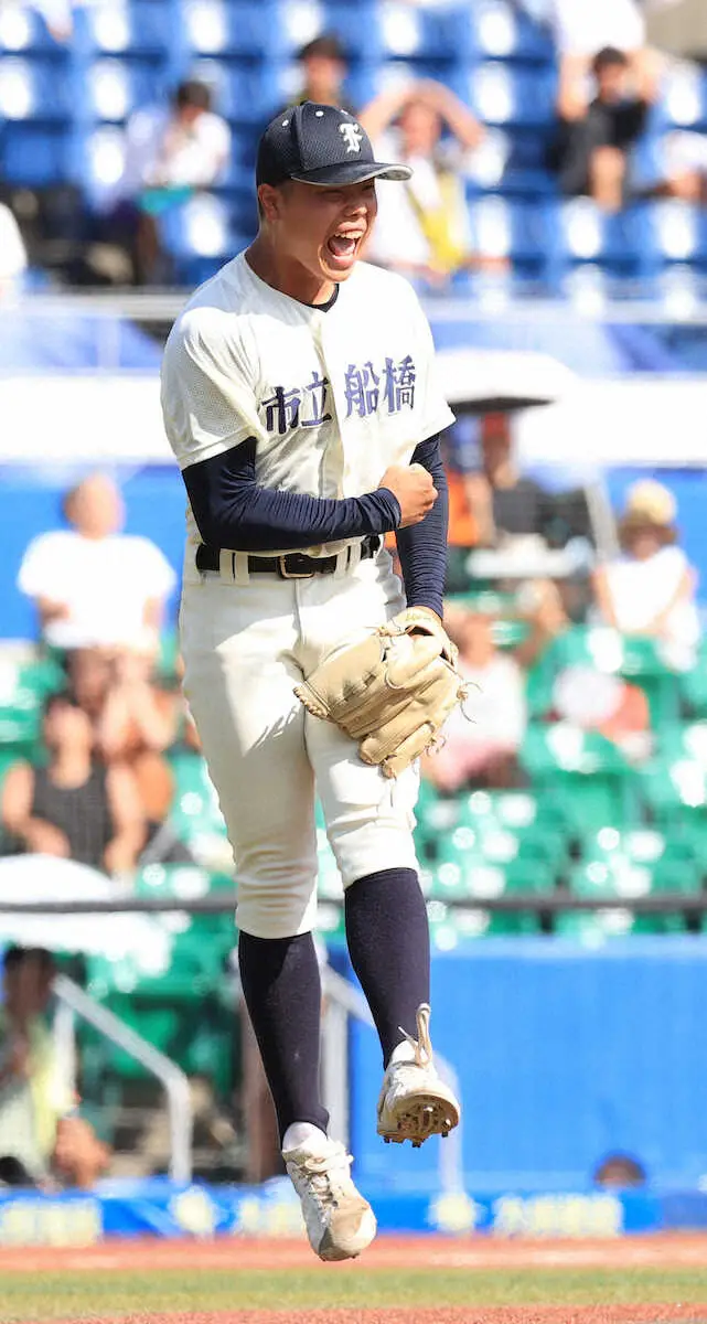 【画像・写真】市船橋　2年ぶり聖地に王手　逆転勝ち呼んだ！エース・工藤が5回無失点の好救援