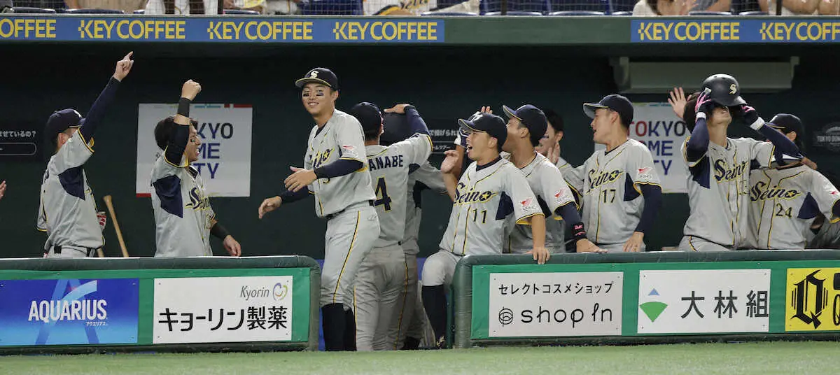 【画像・写真】西濃運輸、15安打の猛攻で7年ぶりベスト8進出
