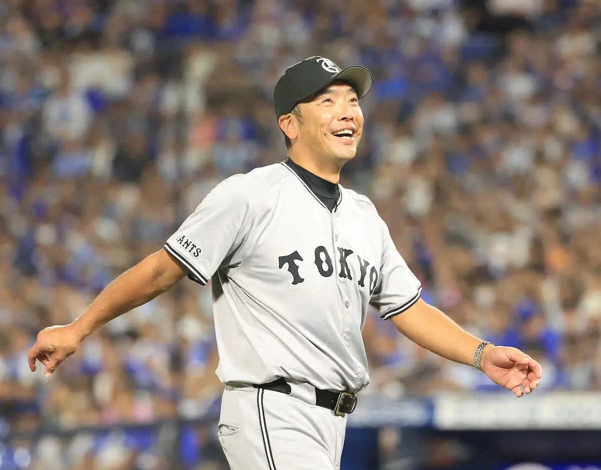 【画像・写真】巨人・阿部監督　岸田の一打に「あれで勝った」　鮮烈デビューのモンテスは「出したくなっちゃうよね」