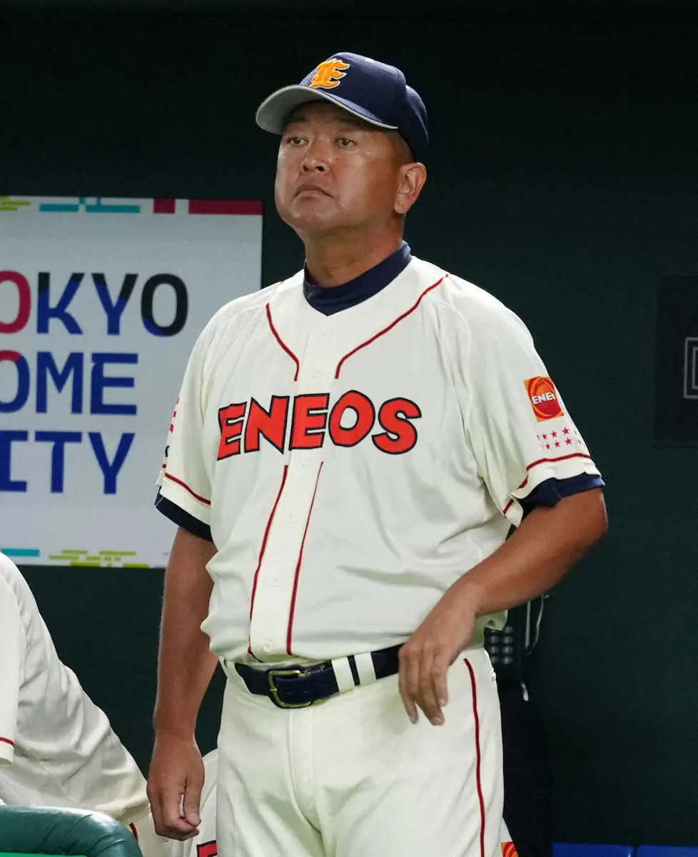 【画像・写真】ENEOS　満塁機2度逃し零敗…大久保秀昭監督「勝負の分かれ際をものにしないと」