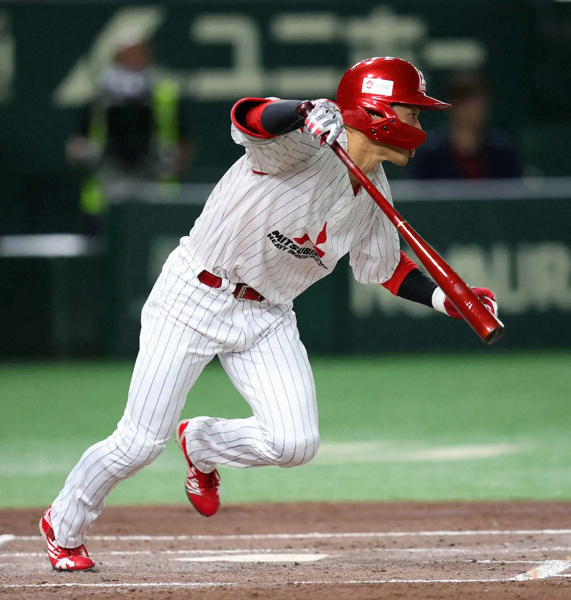 【画像・写真】三菱重工East　日本ハム・江越の弟・海地、兄の前で適時打「ちゃんと打てたところを見せられた」