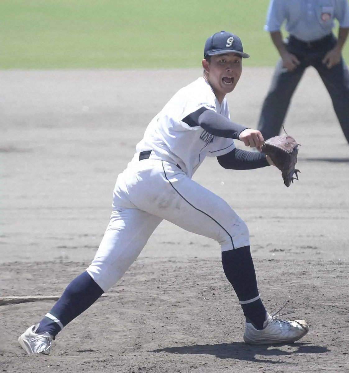 【画像・写真】【高校野球】岡山学芸館が関西破り5年ぶり3度目の夏切符　エース右腕沖田が8回3失点＆2打点