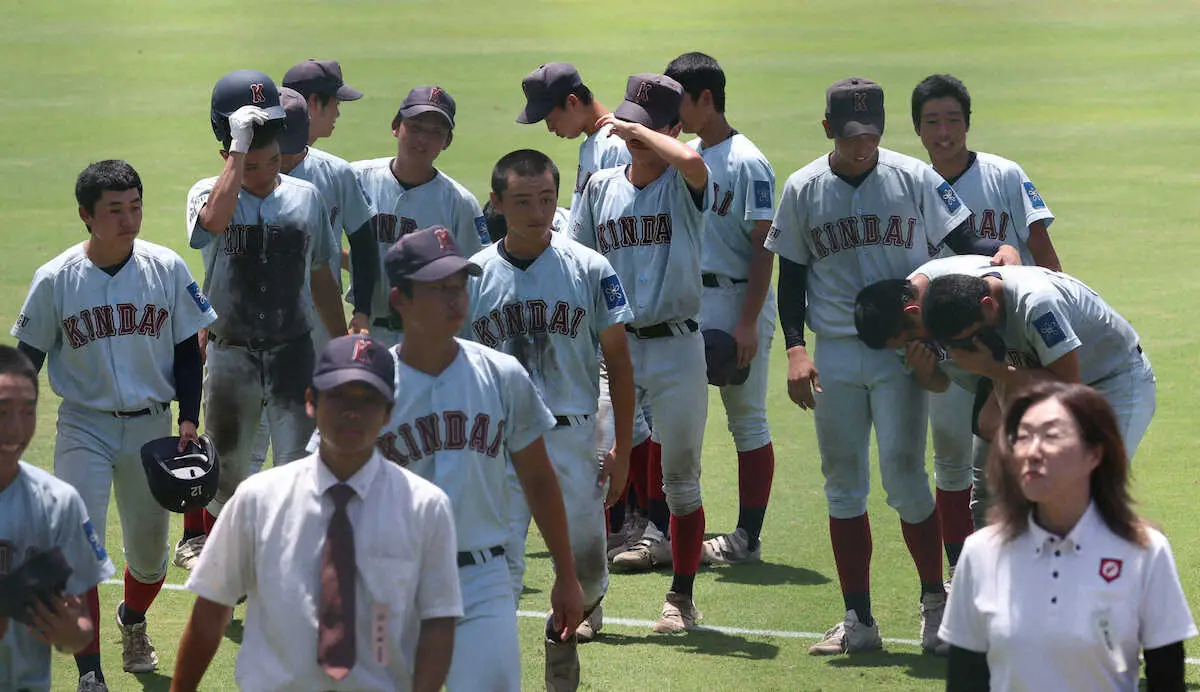 【画像・写真】【高校野球】近大新宮、甲子園出場ならず　創部20年初の決勝進出…主将「悔しい。でもここまで来られた」