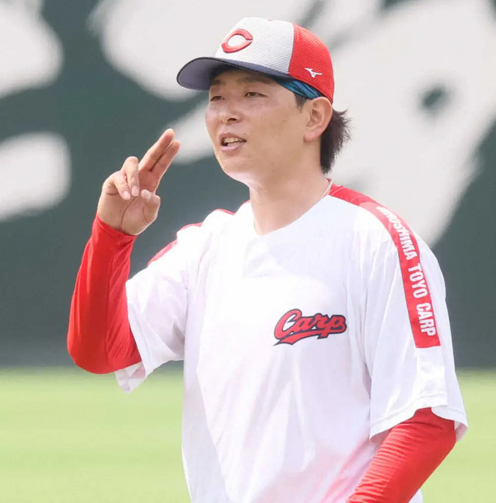 【画像・写真】広島・大瀬良　新球スプリット投入へ　球宴で中日・高橋宏から教わった武器備え「いいパフォーマンスを」