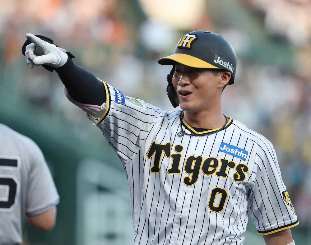 【画像・写真】阪神“満塁男”木浪の活躍で首位・巨人連破！初回2点タイムリーから打線に点火、9得点圧勝で1・5差接近