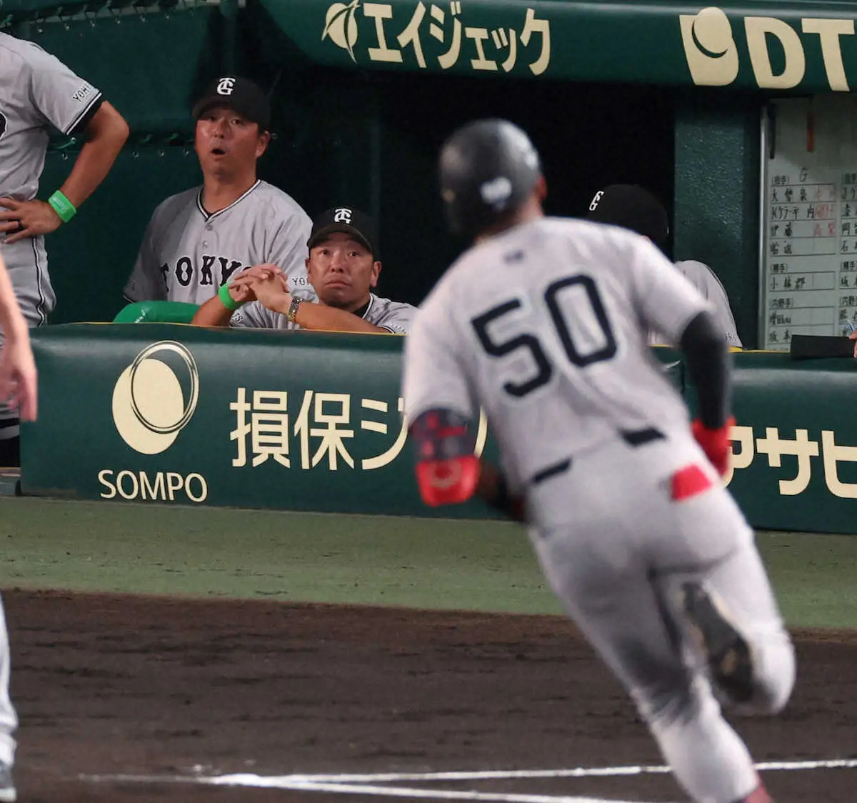 【画像・写真】オコエ瑠偉“聖地”甲子園で今季1号！　巨人の“天敵”ビーズリーから代打でバックスクリーンへ