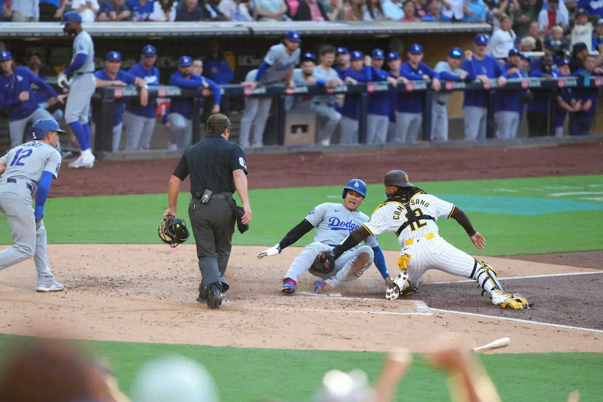 【画像・写真】ドジャース・大谷　移籍後ワーストタイ15打席連続無安打　連敗でパドレスと4.5差に
