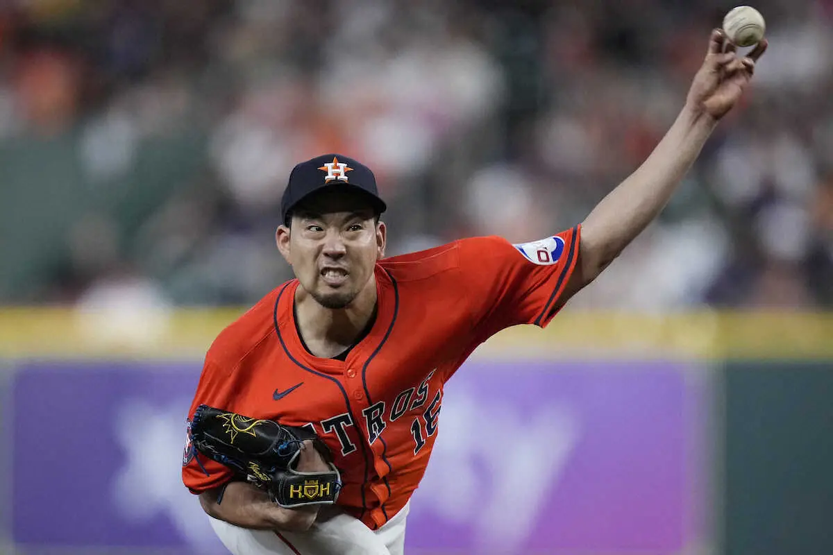 【画像・写真】アストロズ移籍の菊池雄星　チームデビュー戦で8者連続Kはメジャー初の快挙！「チームの未来は明るい」