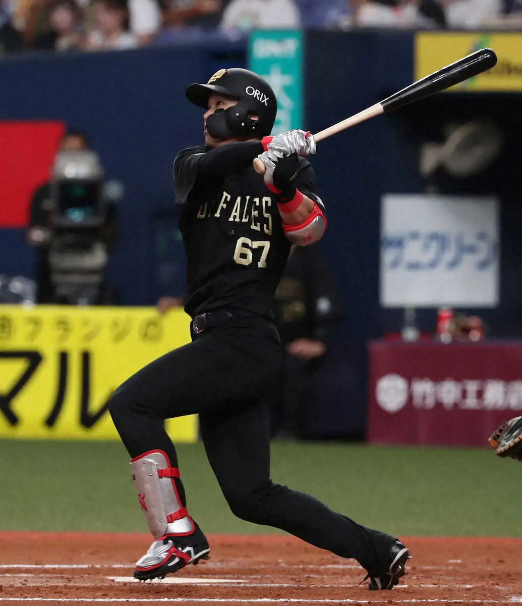 【画像・写真】オリックス・中川が決勝1号　中嶋監督直接指導の成果「久々にバッティングができた」　大里も1号