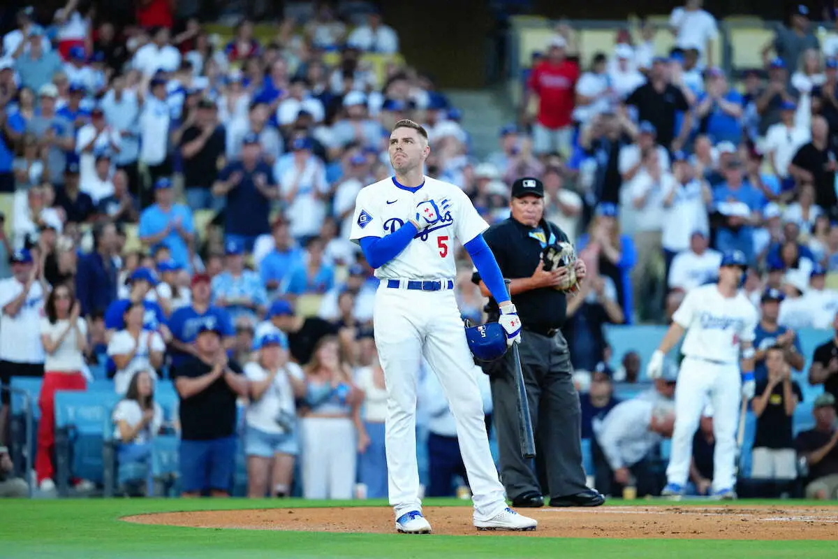 【画像・写真】ドジャース・フリーマン　長男が退院　復帰戦で空振り三振も「キャリアの中で最高の三振のひとつ」