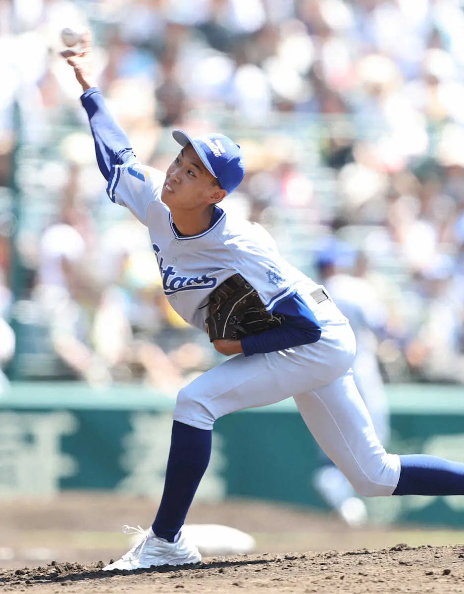 【画像・写真】【甲子園】小松大谷　逆転で甲子園初勝利、3番・田西＆4番・東野で計6打点　打線は16安打