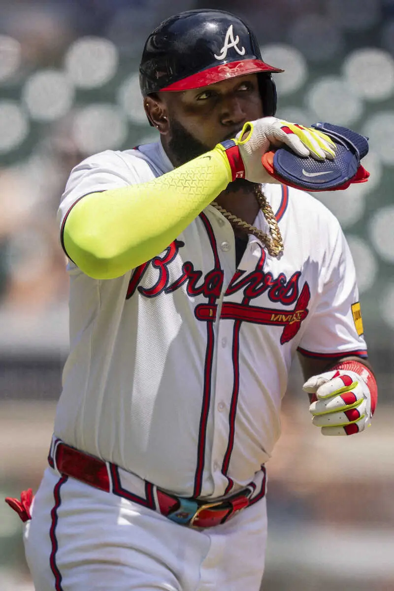 【画像・写真】ブレーブス・オズナが33号！ついに大谷翔平と1本差　試合は6発＆16点のブルワーズが大勝