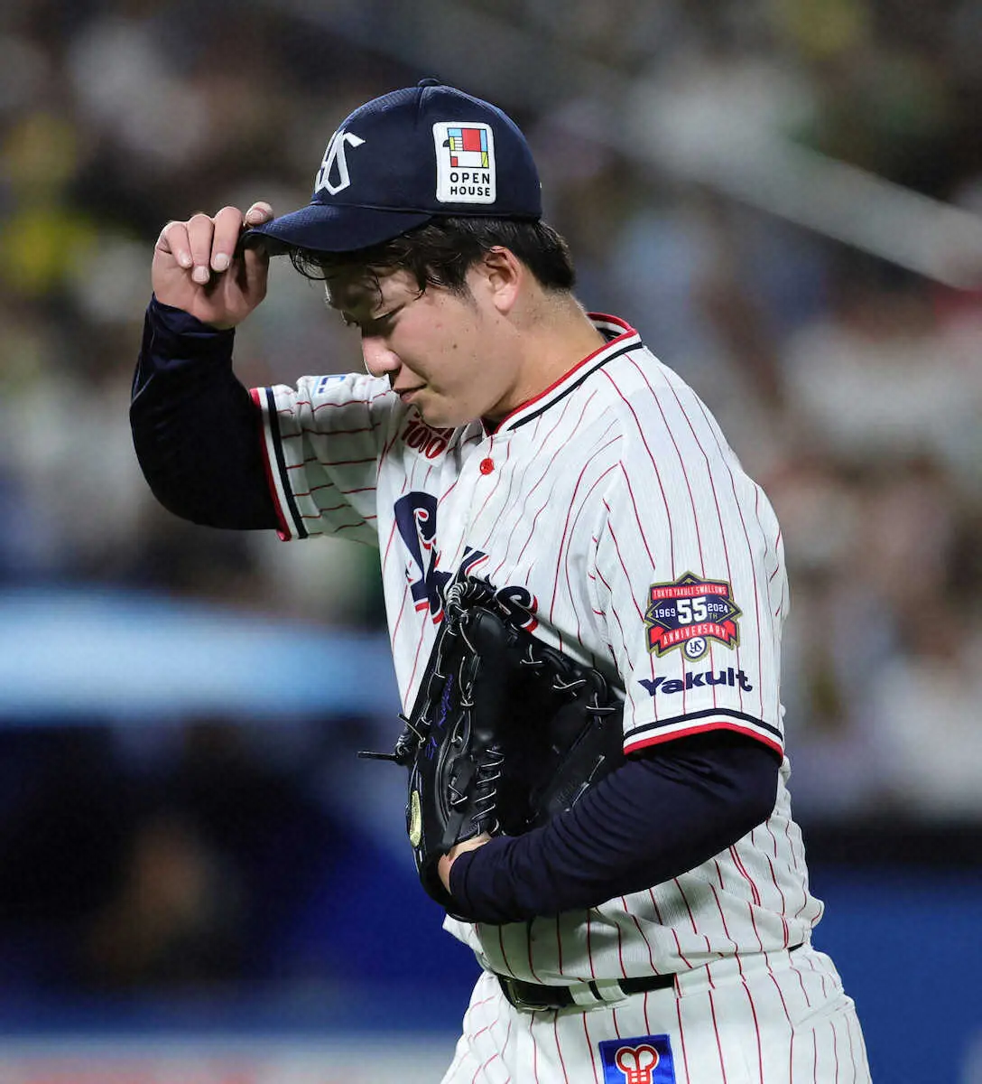 【画像・写真】ヤクルト・吉村　制球難で6失点6敗目　投手にも四球…高津監督「考えられない」