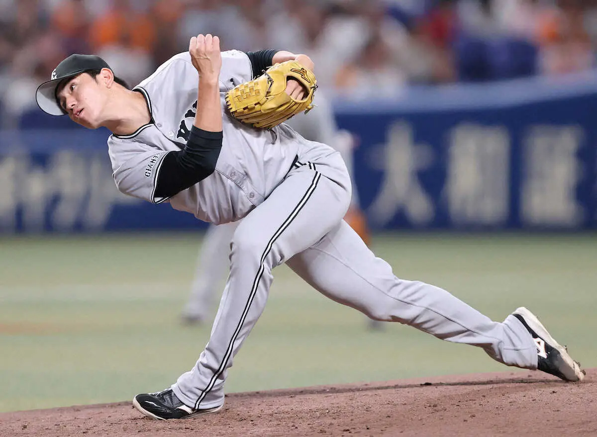 【画像・写真】巨人　2番手の高橋礼も3回4失点で中日打線の勢い止められず　4回で今季ワーストタイ9失点