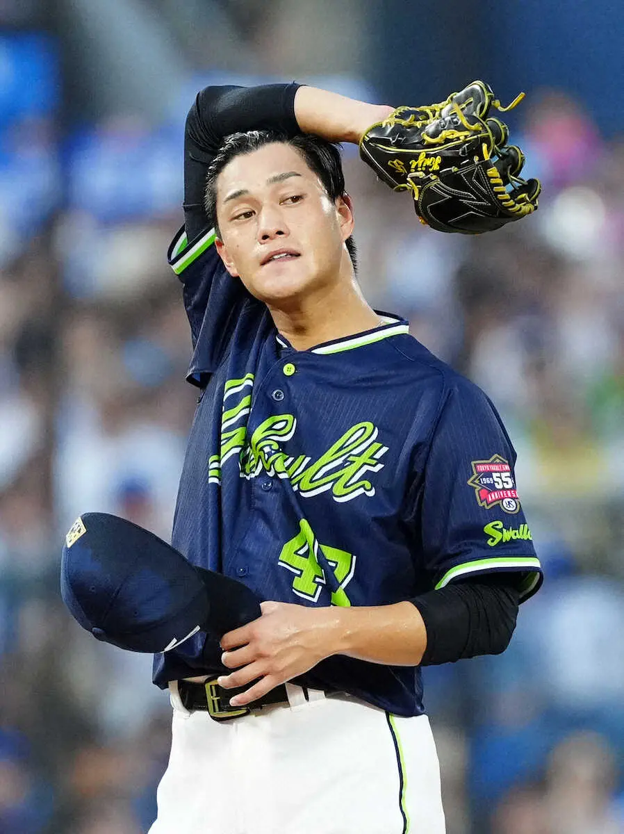 【画像・写真】ヤクルト先発・高橋奎二が7失点の大炎上　1回2/3でのKOはプロ9年目で自己最短