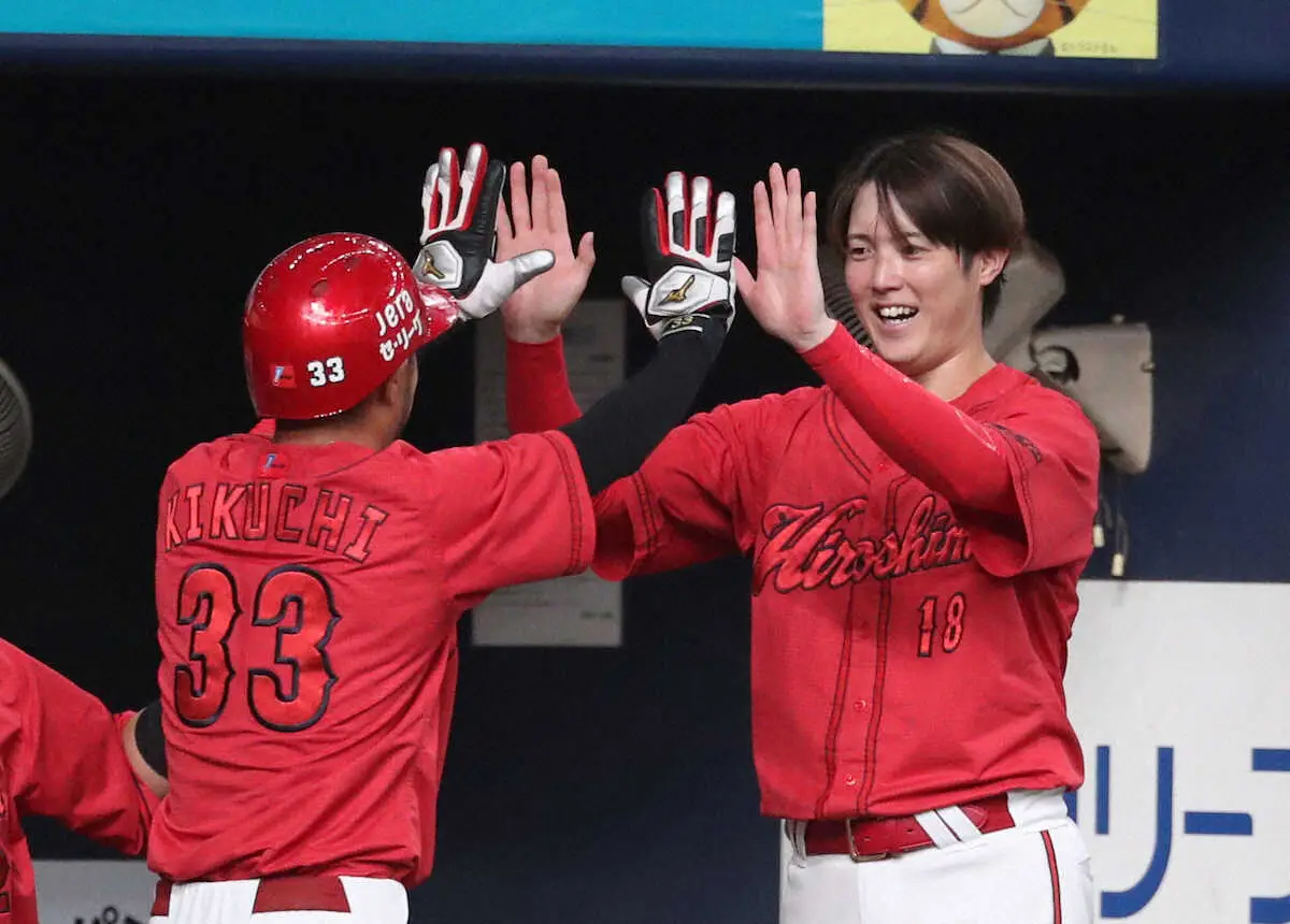 【画像・写真】首位広島が連勝し3位阪神を自力V消滅寸前に追い込む　先発森下は1失点完投で9勝目