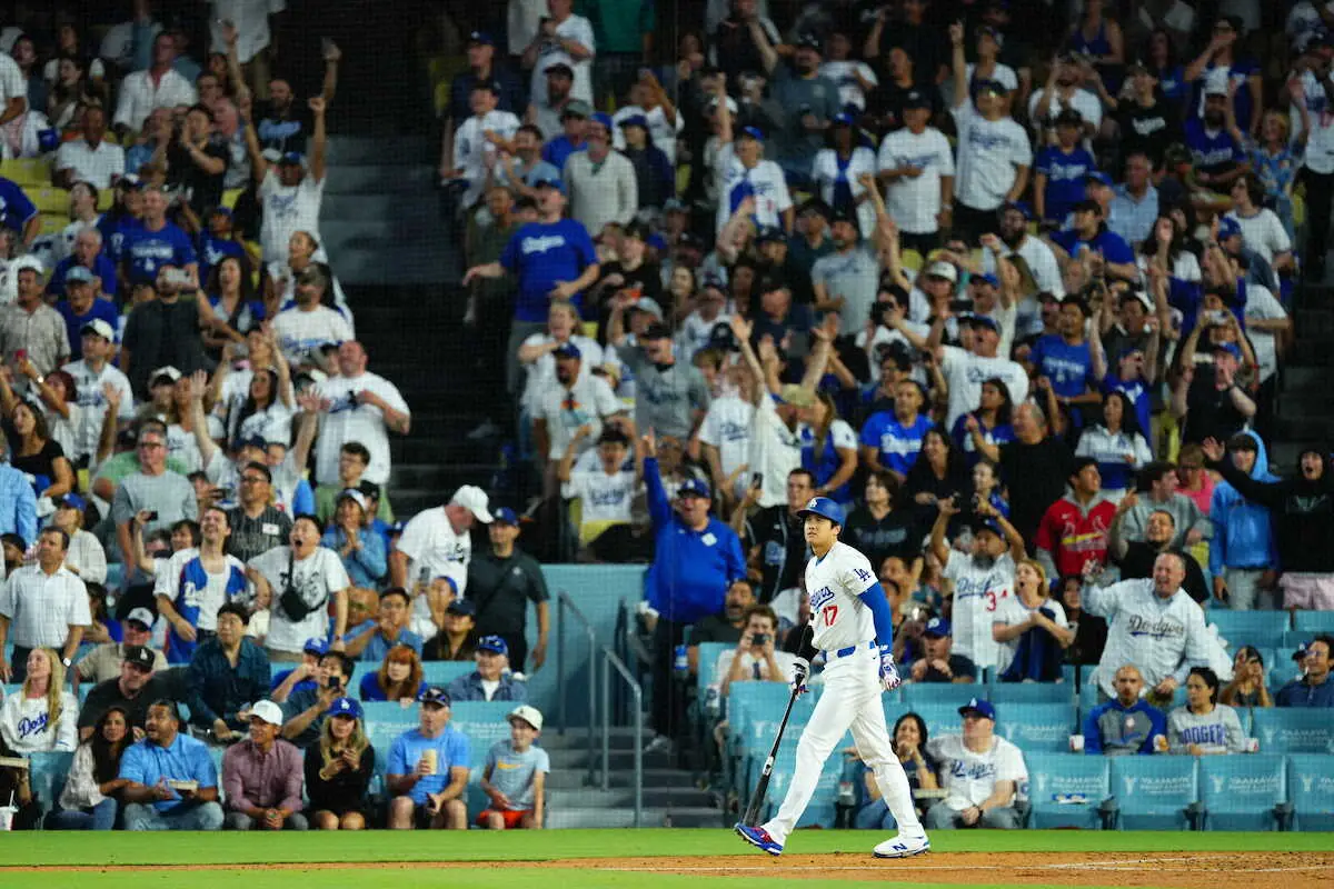 【画像・写真】ドジャース・大谷　35号単独トップ！打順も打率も1番　13連戦初戦で連敗ストップに貢献