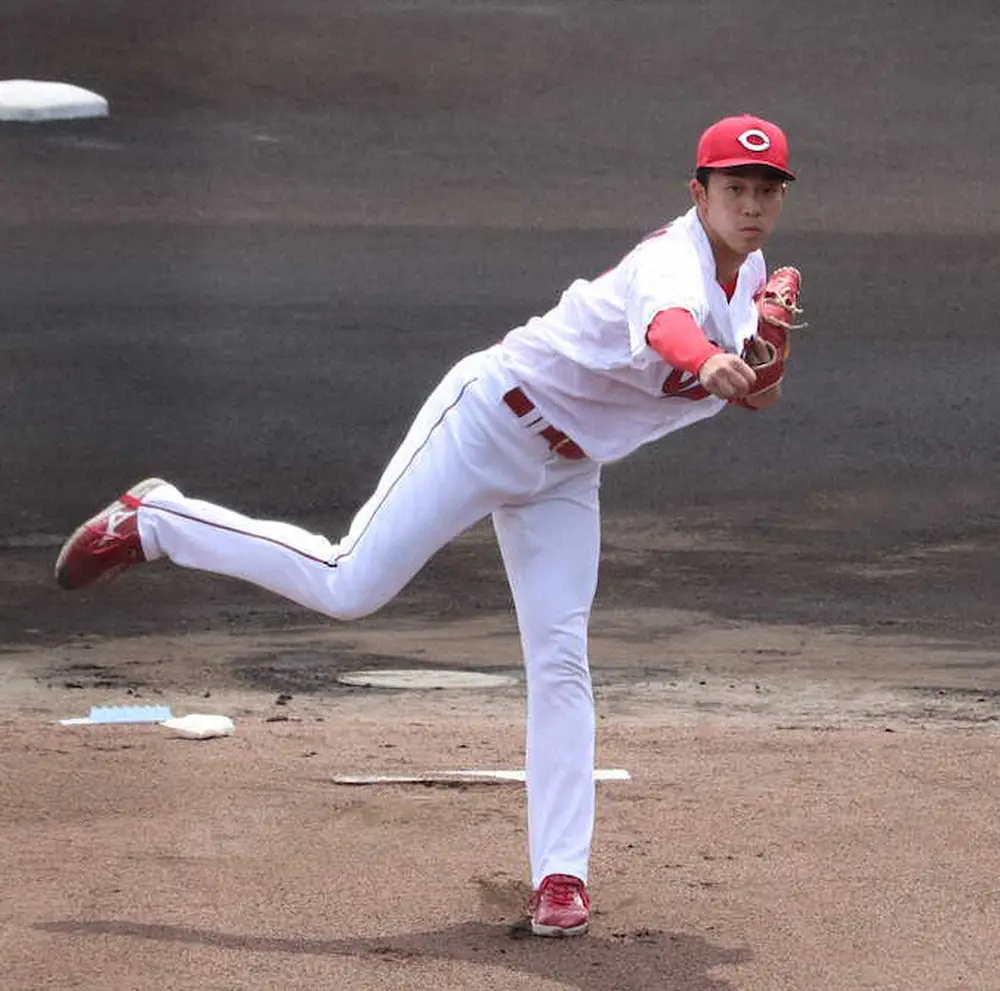 【画像・写真】【ファーム情報】広島ドラ1・常広が公式戦初勝利　オリックス・舜平大は7回11Kで無失点
