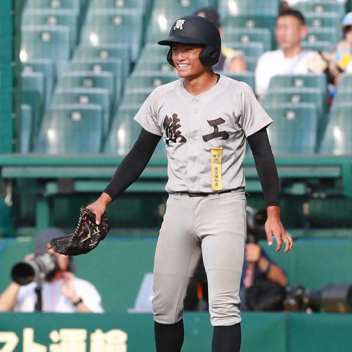 【画像・写真】【甲子園】熊本工　2年・山本凌雅が129球熱投に先制打の活躍も逆転負け　9回サヨナラ機も連続三振で涙