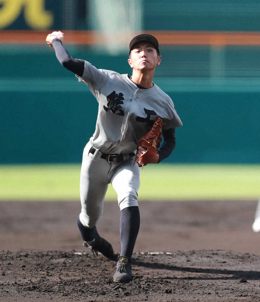 【画像・写真】【甲子園】来年につながる熊本工・山本の129球　負傷の広永に代わり、エースの重責果たした