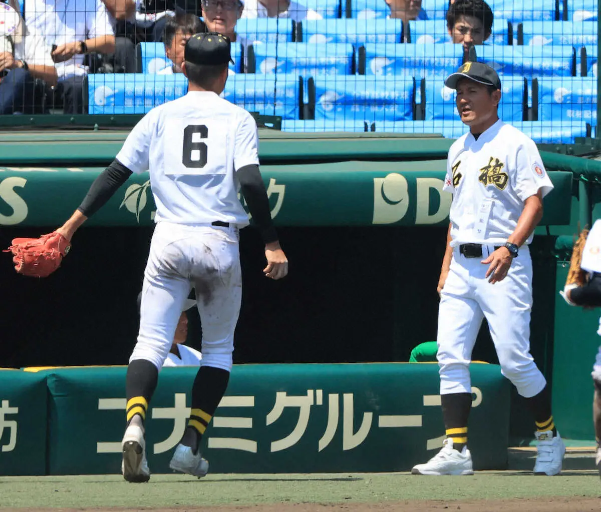 【画像・写真】【甲子園】石橋・入江、足がつっても続投直訴で135球完封「ケアのおかげで最後まで投げられた」