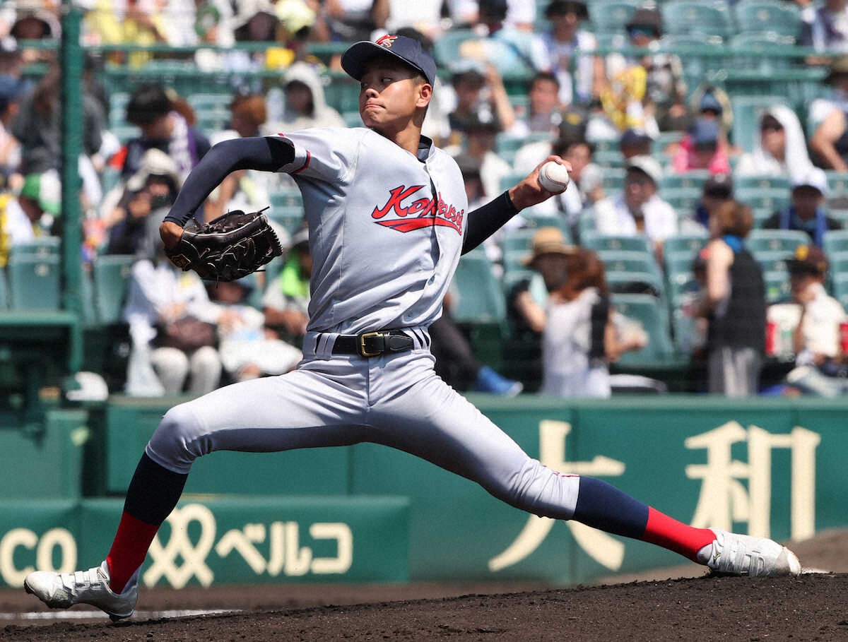 甲子園】京都国際3年ぶり16強 2年生左腕・西村が3安打完封「先輩と1日 