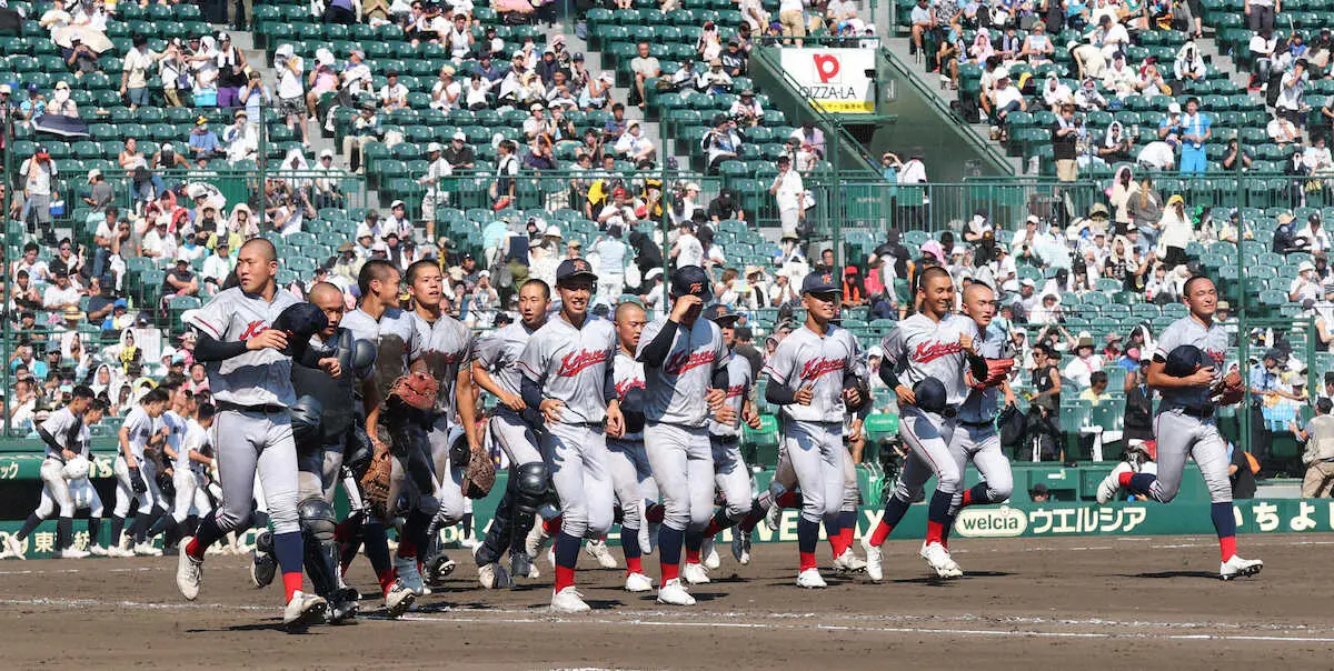 【画像・写真】京都国際監督「健大さん、桐蔭さんが負けて異様な雰囲気」も、2年生左腕・西村完封「たくましく投げた」