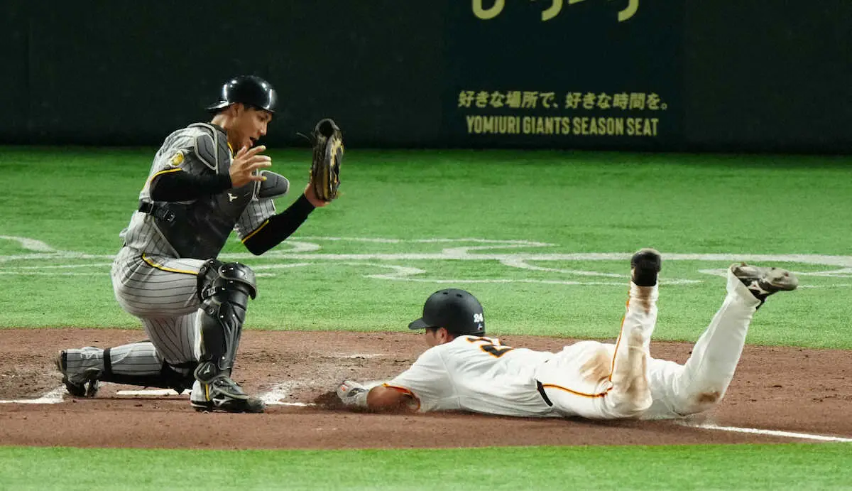 【画像・写真】巨人・大城卓三　トゴタク2戦連続完封も本塁憤死に阿部監督あえて苦言「足速い遅いの問題じゃない」