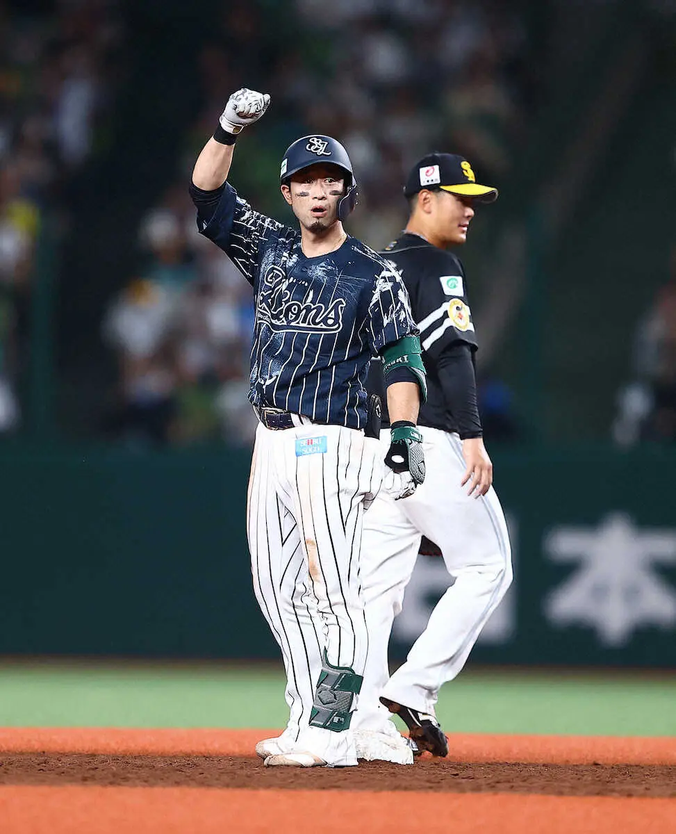 【画像・写真】西武・外崎　意地の7度目決勝打！連敗8でストップ「本当に1勝する難しさを凄く感じている」