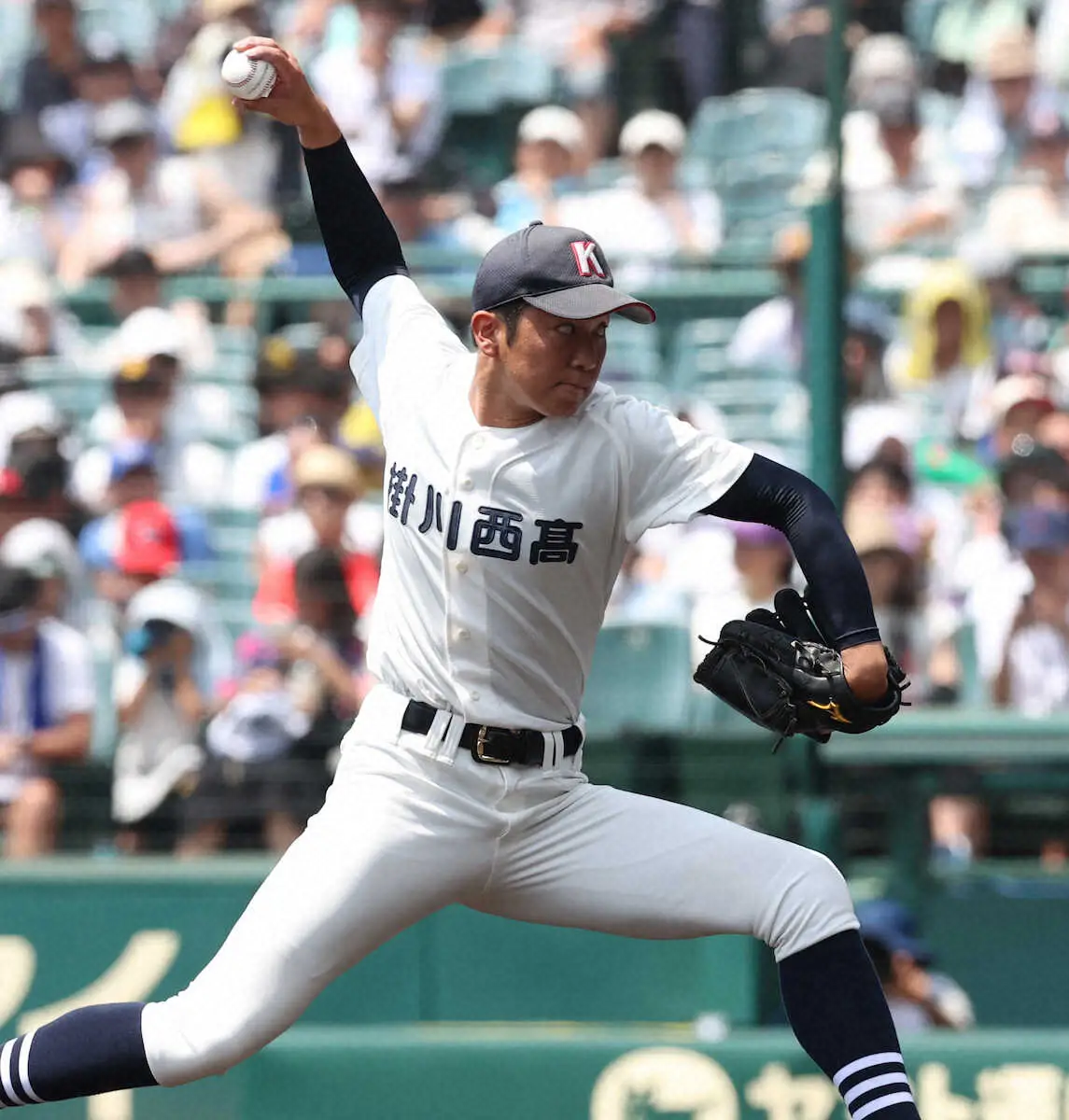 【画像・写真】【甲子園】掛川西　初の3回戦進出ならず、エース高橋が力投も…打線にあと1本が出ず惜敗