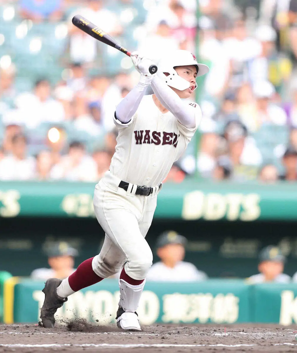 【画像・写真】【甲子園】早実・中村心大　早実左腕では王以来67年ぶり完封　10回自らサヨナラ打で劇的16強