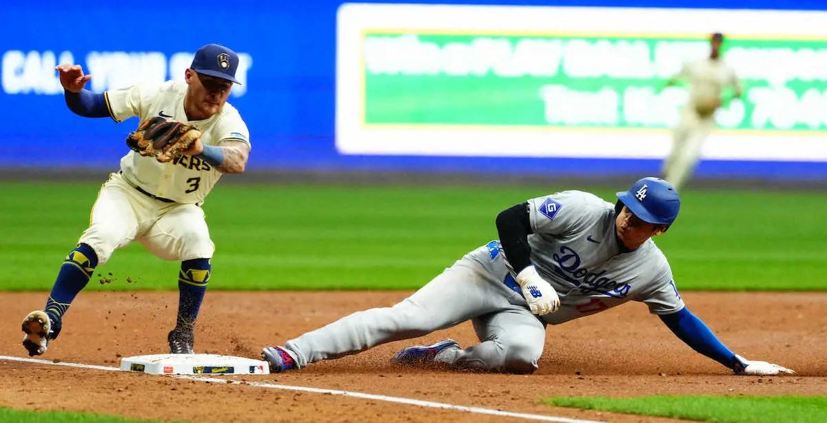 【画像・写真】ドジャース・大谷　驚速史上2位タイ「35―35」　37本塁打に加え2盗塁を決め118試合目で
