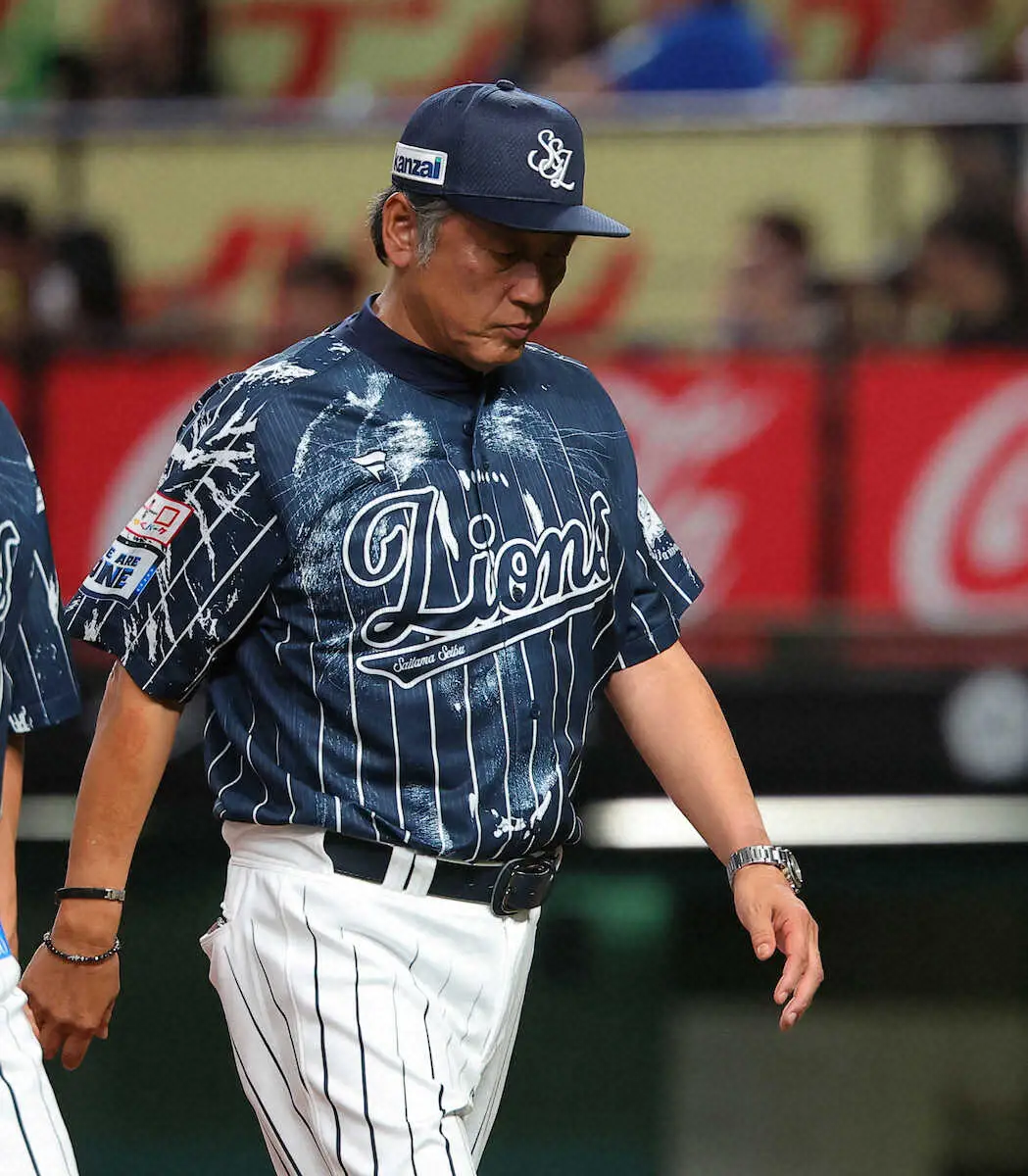 【画像・写真】西武　昨年まで同僚の山川に3発浴び大敗　渡辺監督代行「安易な入り方をして、一発で仕留められた」